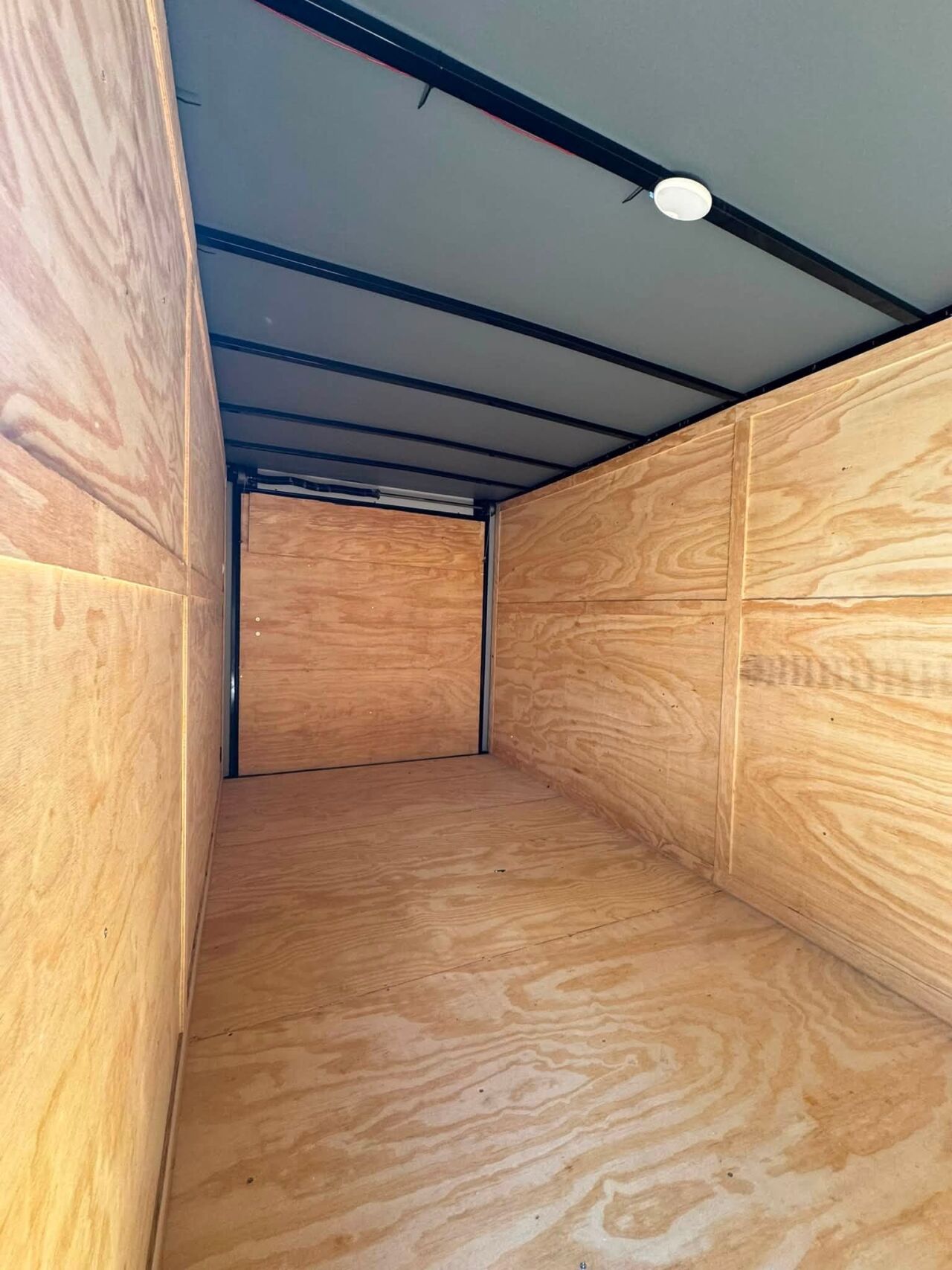2026 Vision Cargo LLC 7x12 Enclosed Cargo trailer in black b o, photo 6