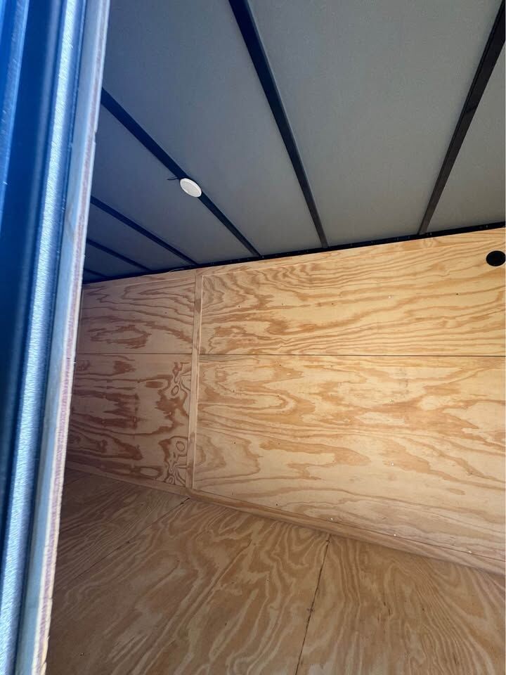 2026 Vision Cargo LLC 7x11 Enclosed Cargo trailer in charcoal b o, photo 5