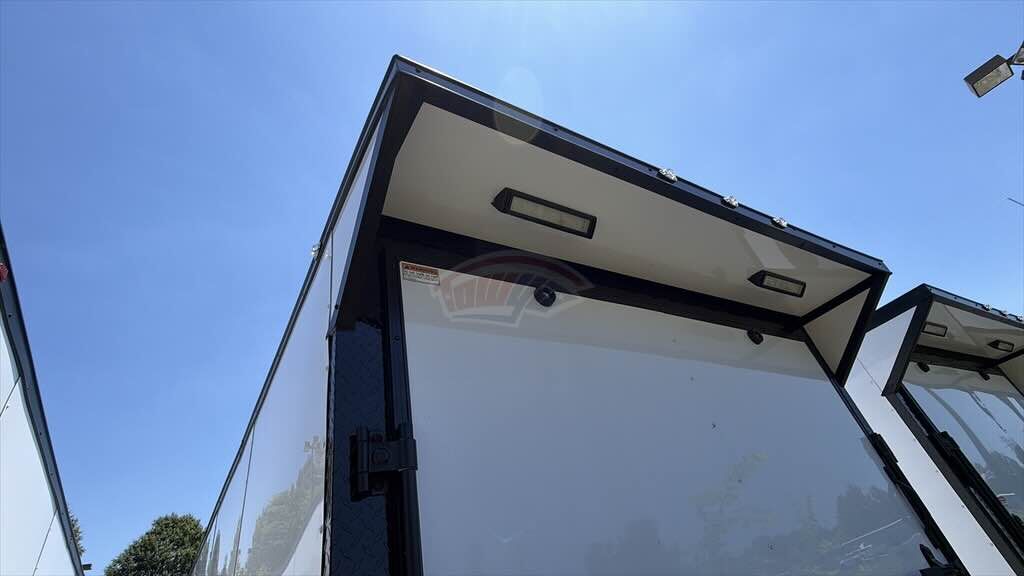 2026 Maximum 7x16 Enclosed Cargo trailer in white, photo 5