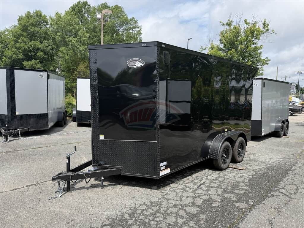 2026 Maximum 7x14 Enclosed Cargo trailer in silver, photo 5