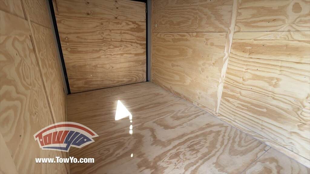 2026 Maximum 7x14 Enclosed Cargo trailer in silver, photo 9