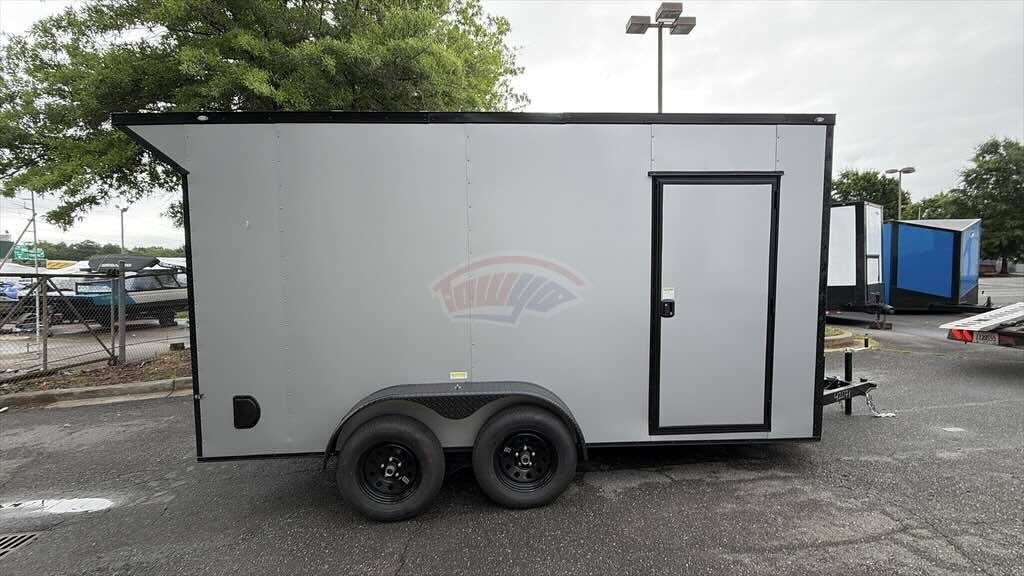 2026 Maximum 7x14 Enclosed Cargo trailer in silver, photo 7