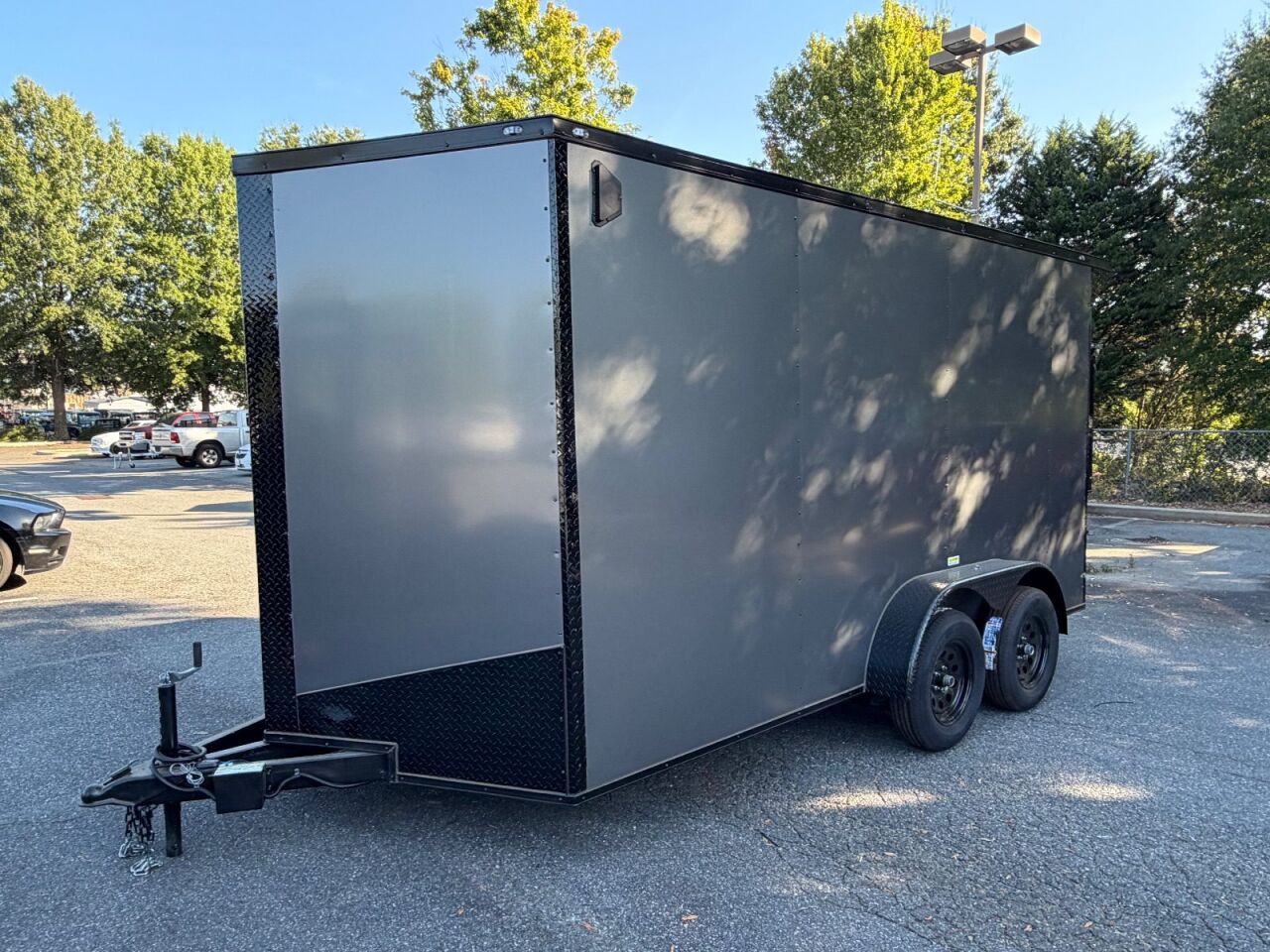 2027 Vision Cargo LLC 7x14 7x14TA enclosed cargo trailer in charcoal, photo 4