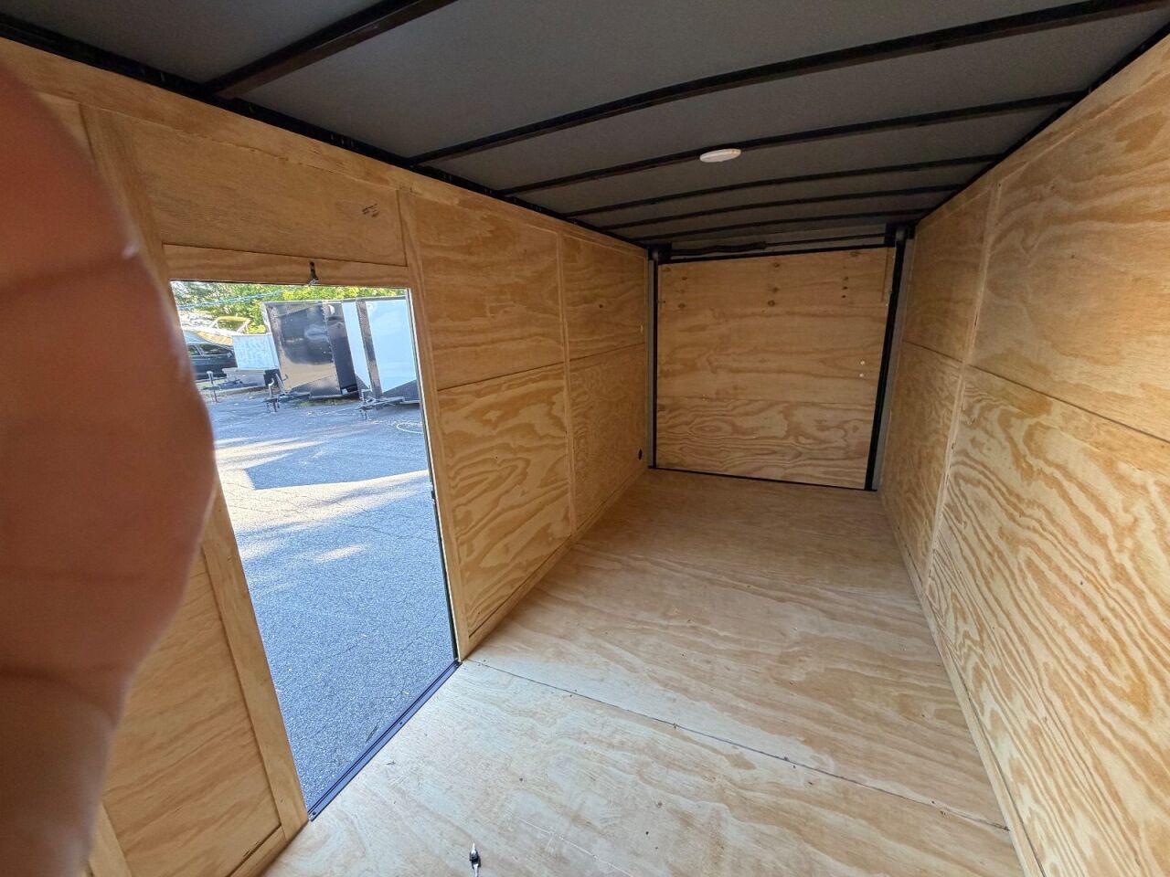 2027 Vision Cargo LLC 7x14 7x14TA enclosed cargo trailer in white, photo 7