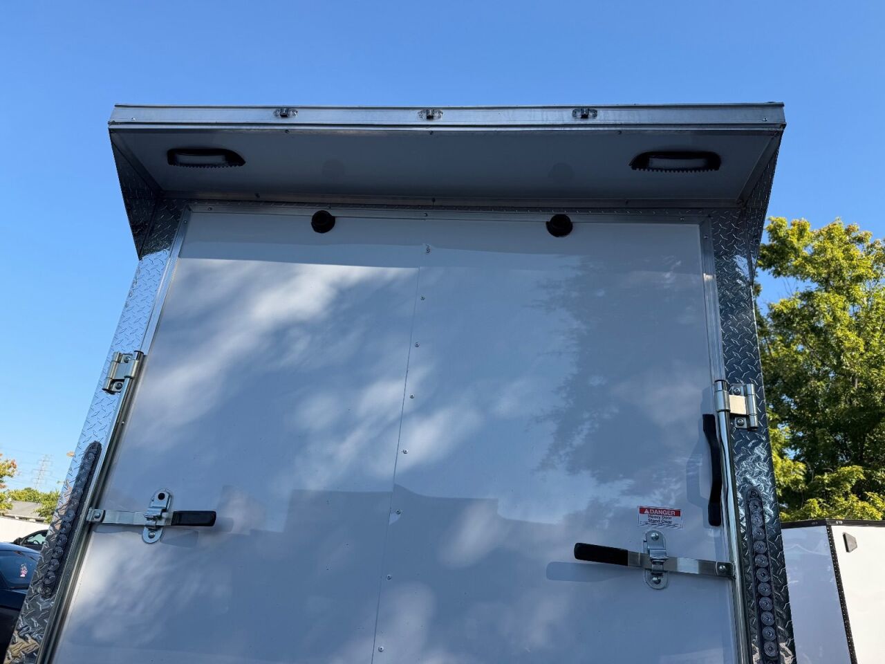 2027 Vision Cargo LLC 6x12 enclosed cargo trailer in white, photo 3