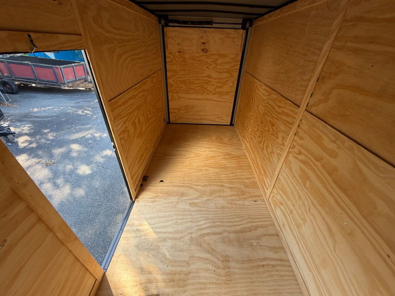 2027 Vision Cargo LLC 6x12 enclosed cargo trailer in black, photo 7