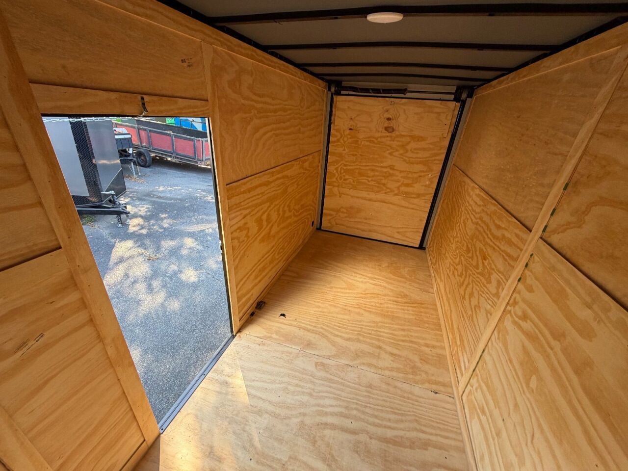 2027 Vision Cargo LLC 6x12 enclosed cargo trailer in black, photo 8