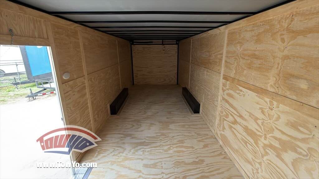 2026 Maximum 8.5x24 Cargo enclosed cargo trailer in white, photo 10