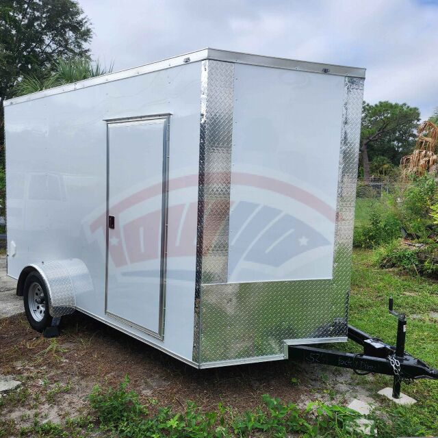 2026 J&C 7x12 Enclosed Cargo
