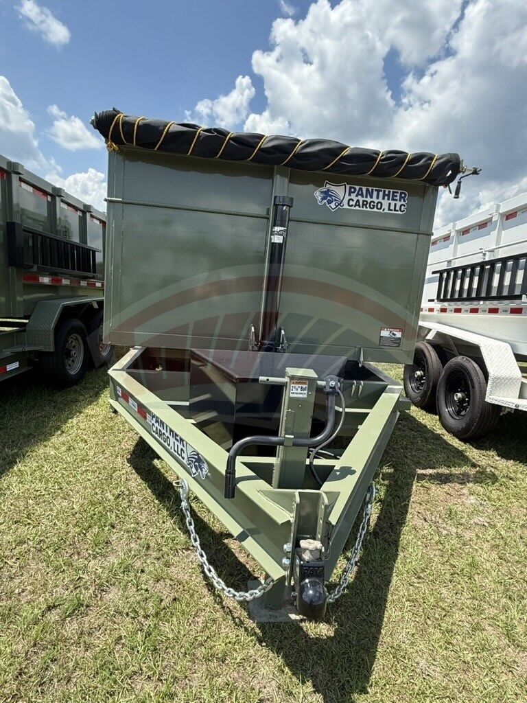 2026 Panther Cargo 7x16 Dump trailer in true blue, photo 2