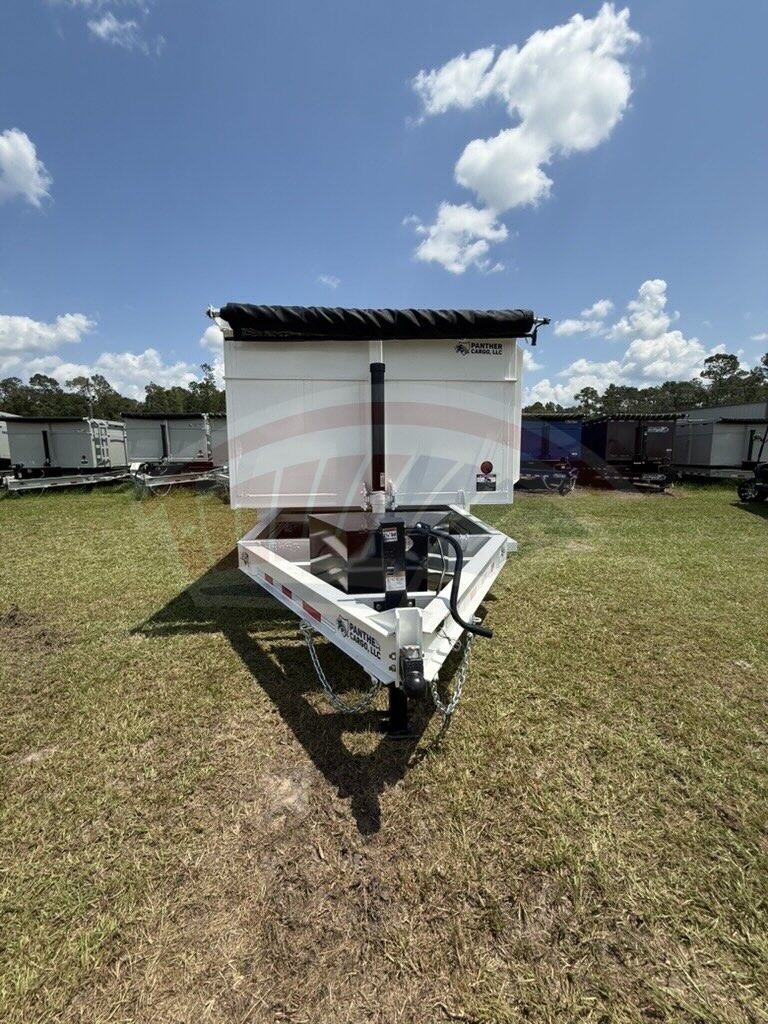 2026 Panther Cargo 7x16 Dump trailer in true blue, photo 4