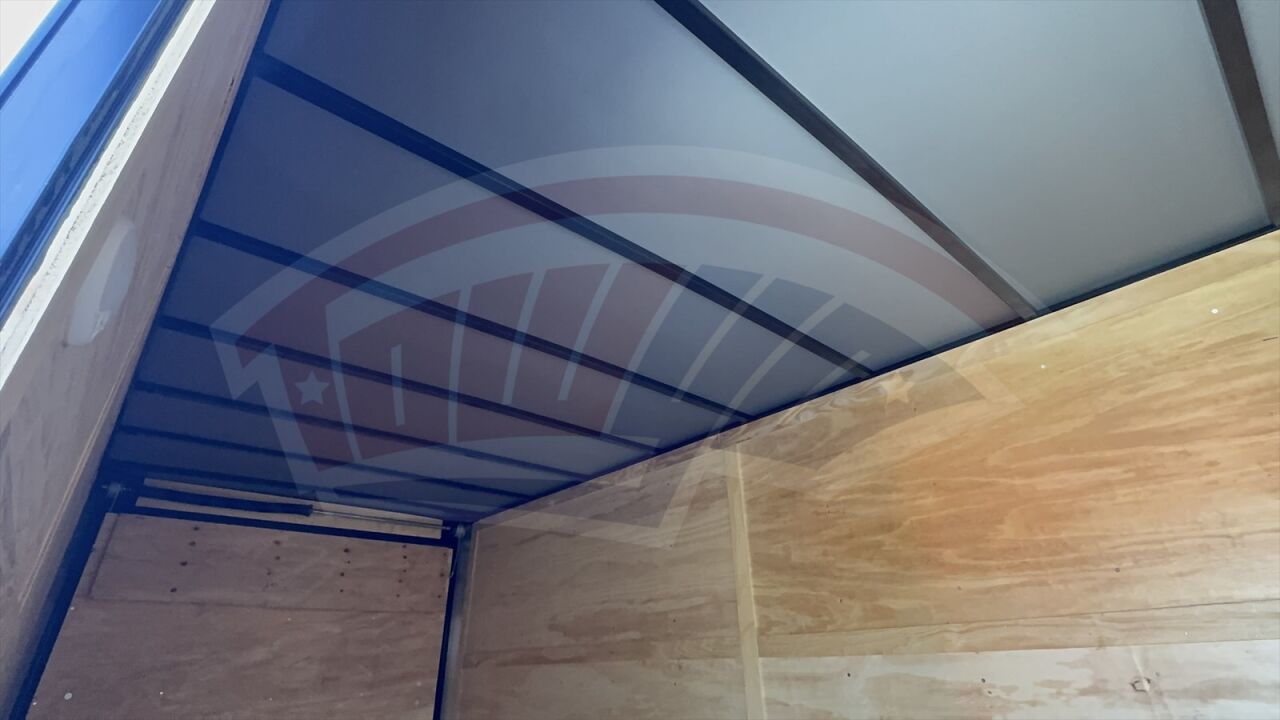 2026 Maximum 7x16 Enclosed Cargo trailer in silver, photo 6