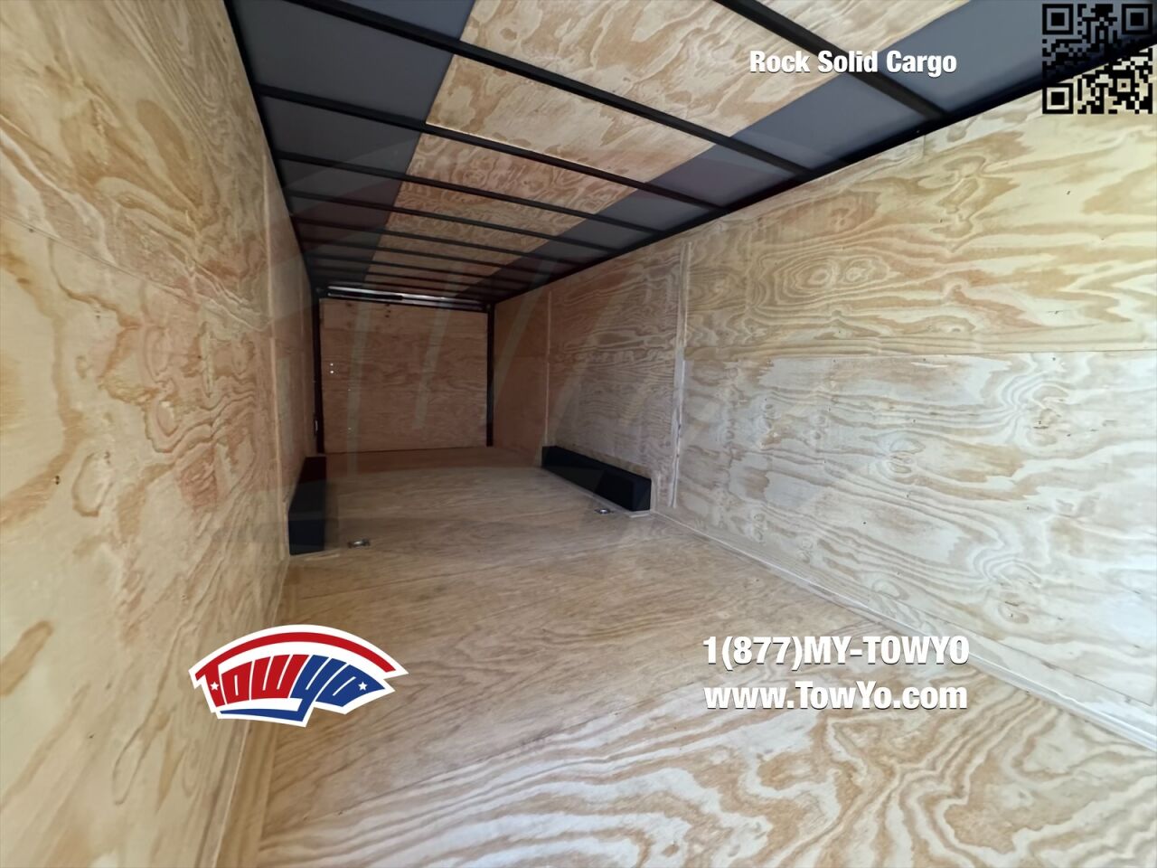 2026 Rock Solid 8.5x28 Cargo enclosed cargo trailer in black, photo 3