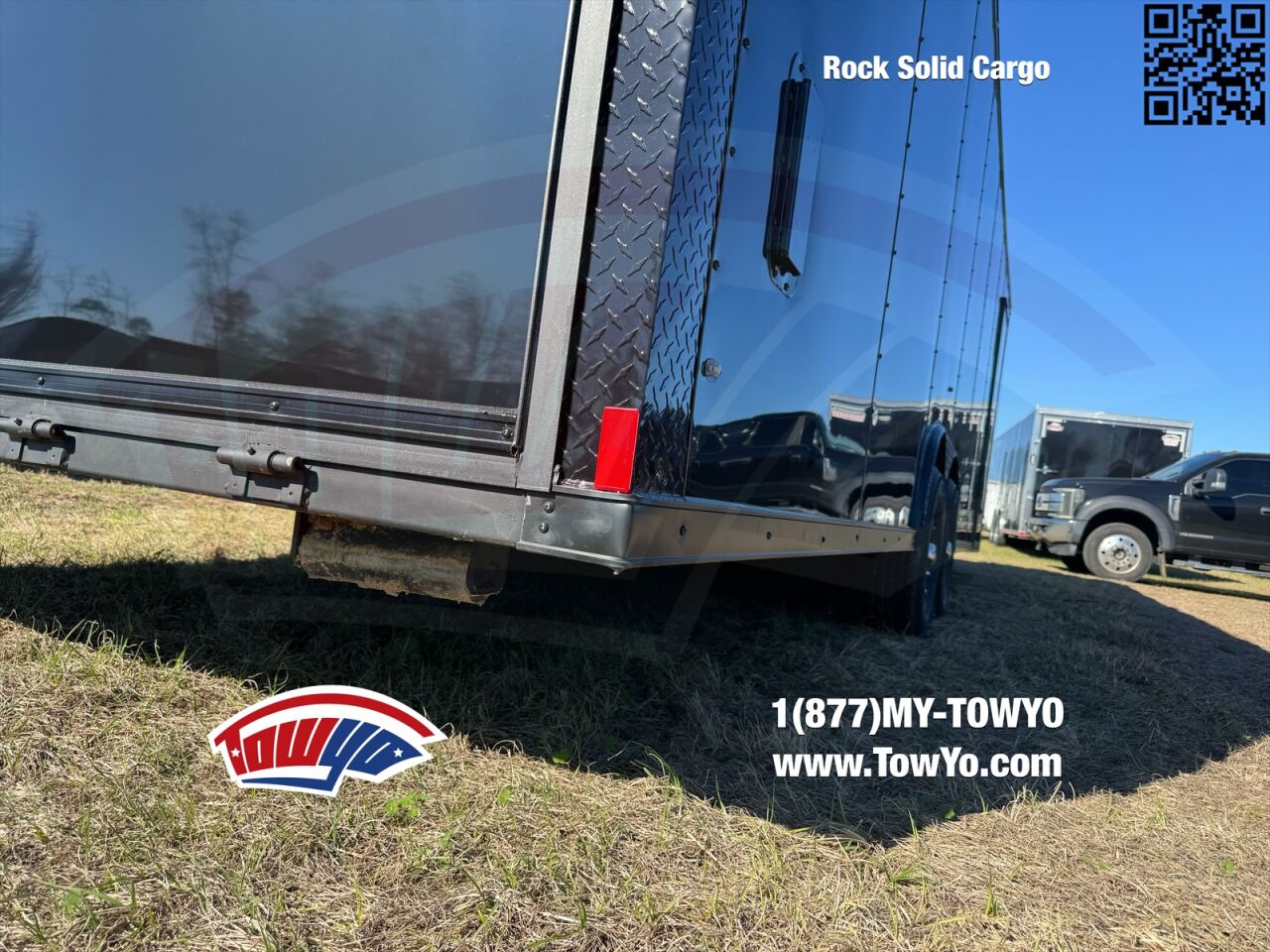 2026 Rock Solid 8.5x28 Cargo enclosed cargo trailer in black, photo 7