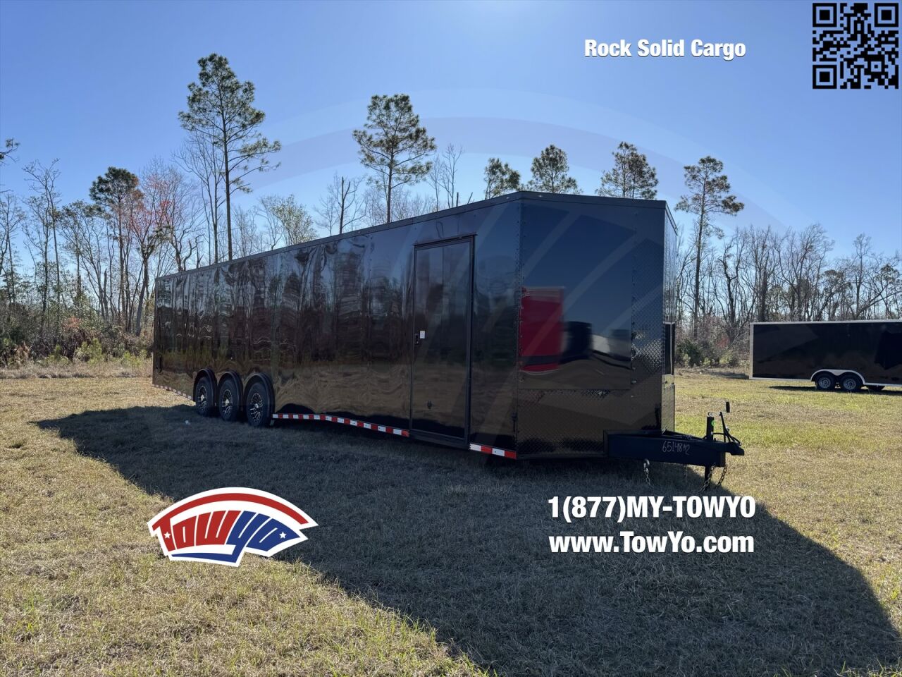 2026 Rock Solid 8.5x36 Cargo enclosed cargo trailer in black, photo 8