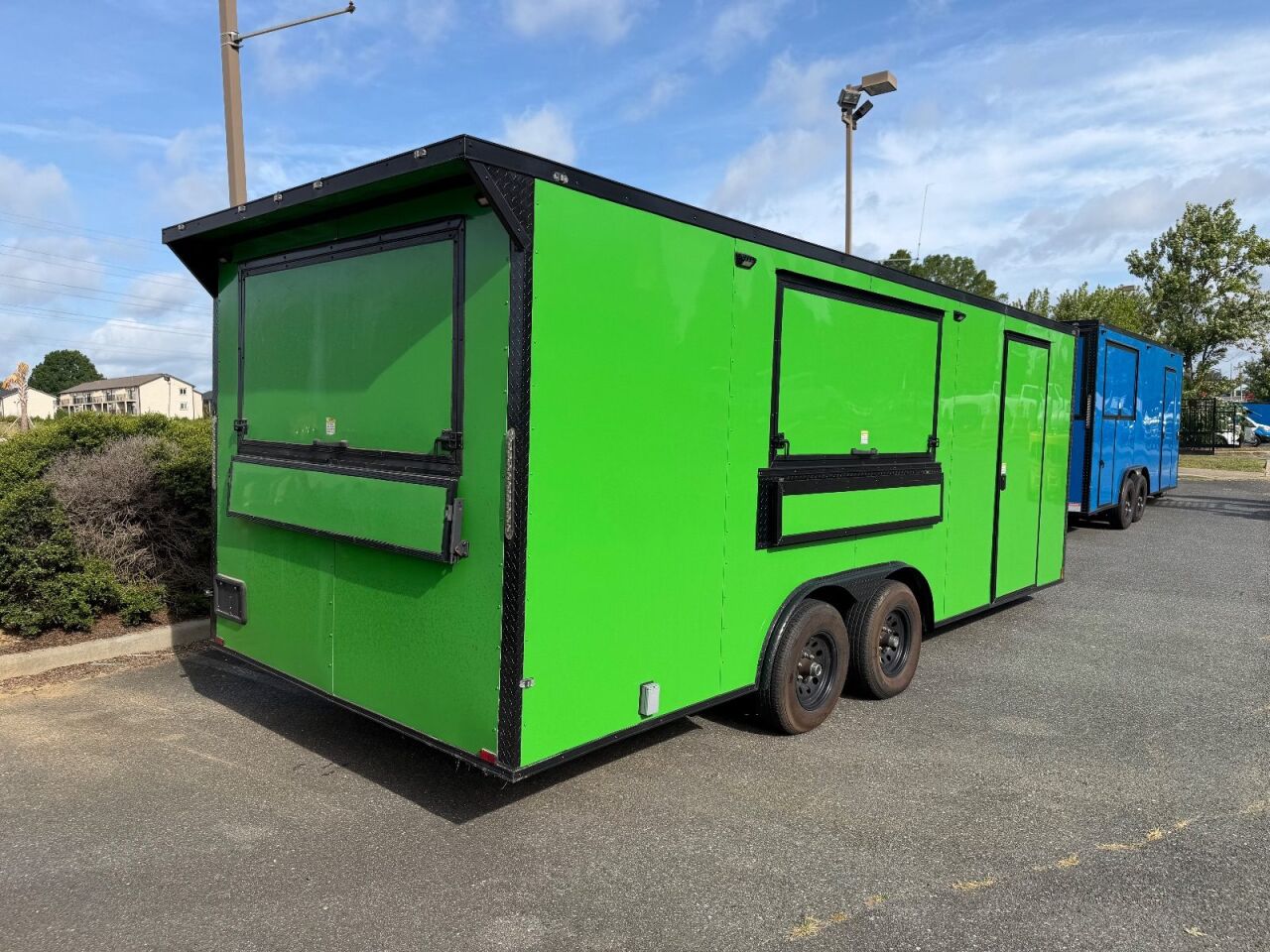2023 Maximum 8.5x20 Cargo concession / food trailer in green, photo 14