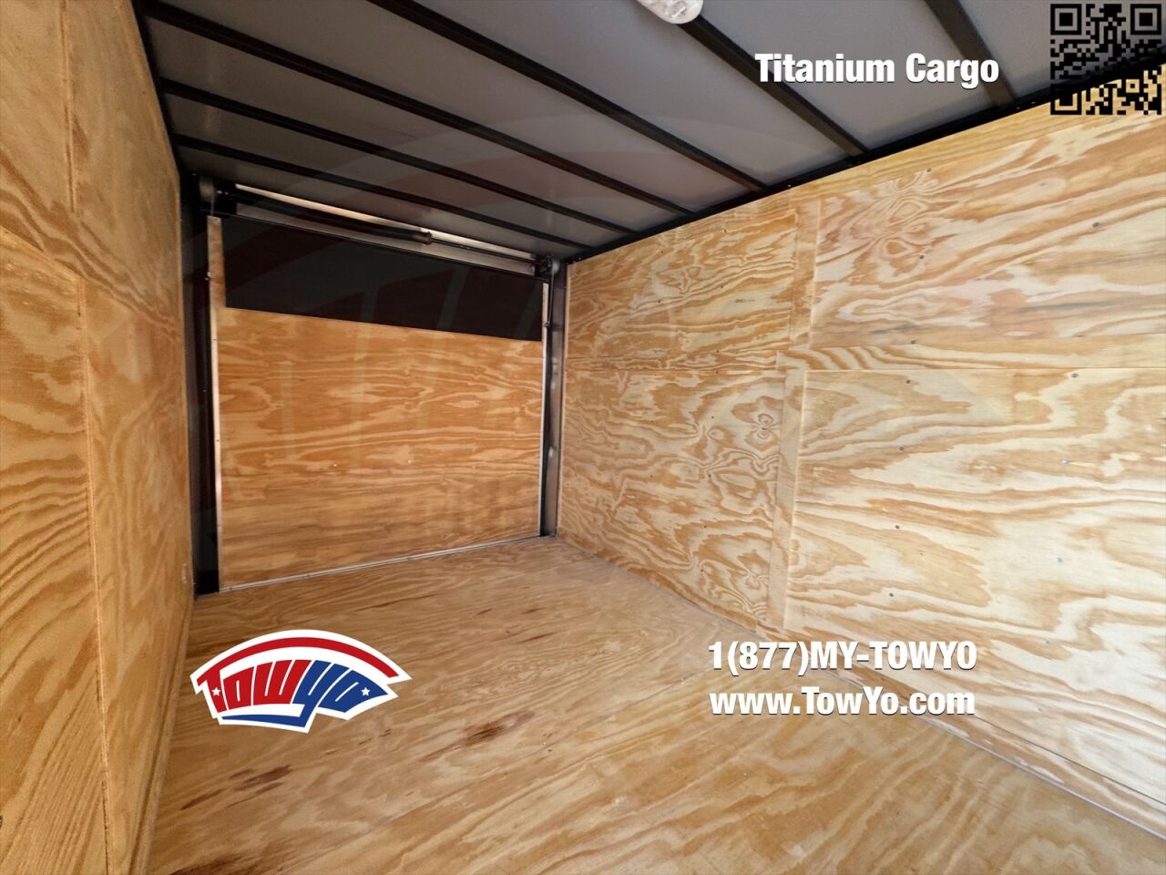 2026 Titanium 7x16 Cargo enclosed cargo trailer in white, photo 7